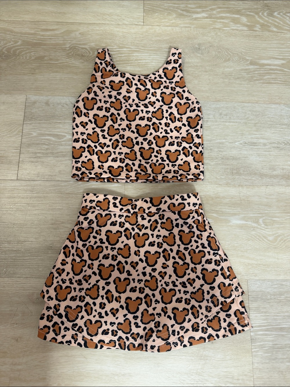 Girls Leopard Disney Set